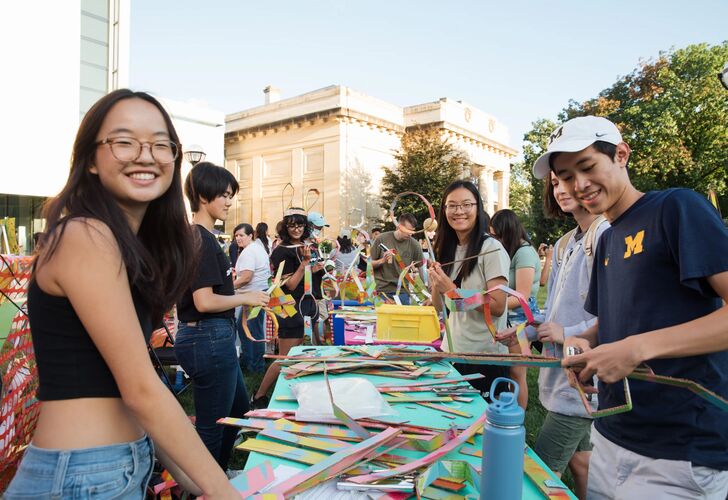 University students get creative at UMMA Artscapade 2021.