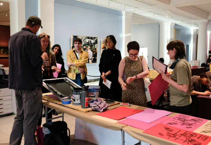Participants learn how to create their own zines in facilitated workshops, browse community artist tables, and watch show-and-tell presentations featuring historic zine collections.