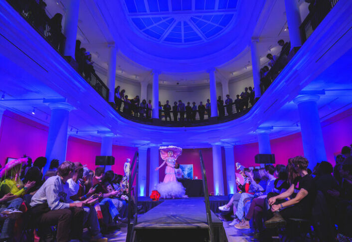 performers and guests enjoy Queer Night at UMMA, part of Feel Good Friday