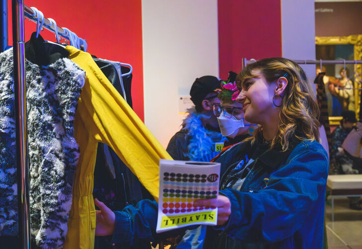 performers and guests enjoy Queer Night at UMMA, part of Feel Good Friday