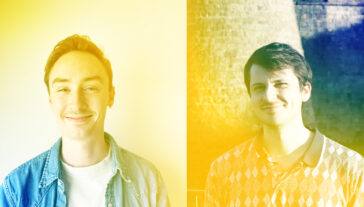 an image showing portraits of two young men