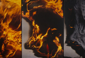 Hana Hamplová, Uncertain Path to Harmony, 1997, color photograph on backing board. University of Michigan Museum of Art, Gift of Martha and Dady Mehta, 2015/1.383A. © Hana Hamplová