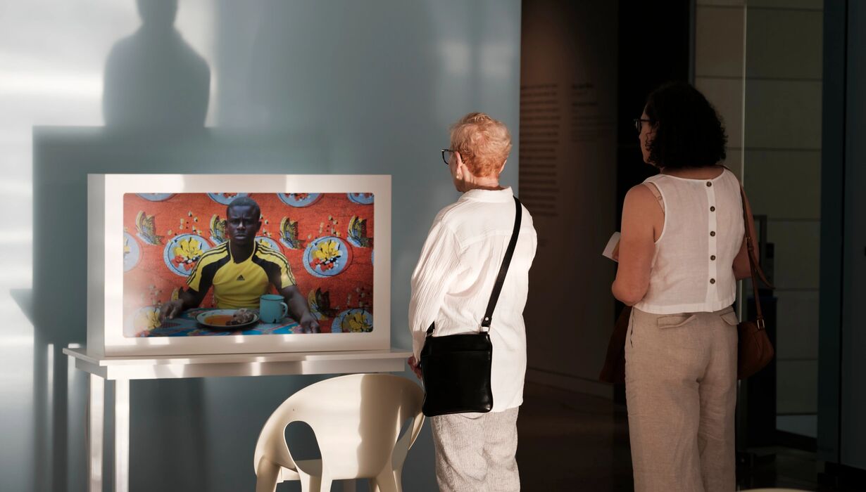 Guests enjoying the festivities of UMMA's Fall Opening Celebration event on September 19, 2025.