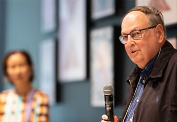 Guests, workshop participants, and supporters gather at UMMA for the closing reception of the Chinese Object Study Workshop on June 13, 2025.