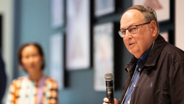 Guests, workshop participants, and supporters gather at UMMA for the closing reception of the Chinese Object Study Workshop on June 13, 2025.