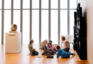 Ypsilanti International Elementary School students engage with art during a field trip to UMMA