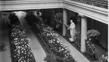 historic photo of a building